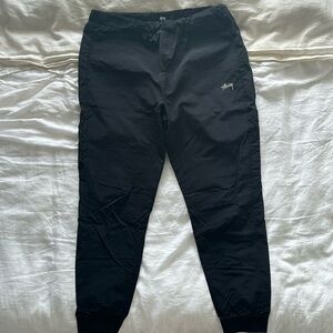 STUSSY  jogger pants, size M black color